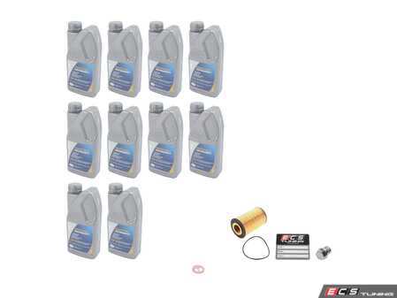 ES#2826341 - 0001803009KT8 - 2007-2014 V8 6.3L AMG Oil Change Kit - Featuring Pentosin High Performance II (5w-40) Synthetic Engine Oil - Assembled By ECS - 