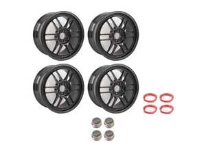 ES#2864640 - 3797808045BKKT - 17" RPF1 - Set Of Four - 17"X8" ET45 5x100 - Black - Enkei Wheels - Audi Volkswagen