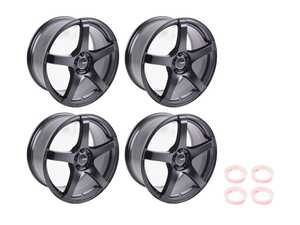 ES#2864847 - 4768858045BKKT - 18" Kojin - Set of four - 18"X8.5" ET45 5x100 - Matte Black - Enkei Wheels - Audi Volkswagen