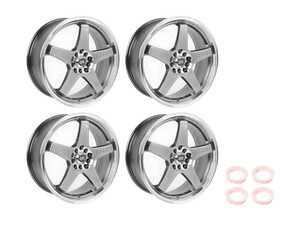 ES#2864892 - 4468750238HBKT - 18" EV5 - Set Of Four - 18"X7.5" ET38 5x100/5x114.3 - Hyper Black/Machined Lip - Enkei Wheels - Audi Volkswagen