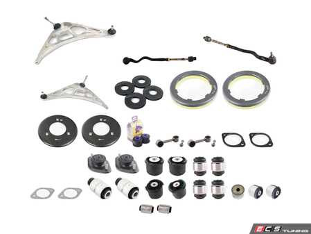 ES#2951930 - 33172282484KT11 - Front And Rear Suspension Refresh Kit - for coilovers does not include front shock mounts or sway bar links - Assembled By ECS - 