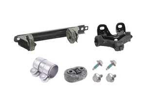 ES#2954079 - 1k0253141m1KT - Rear Muffler Installation Kit - All the hardware and gaskets that you would need to replace your Rear Muffler - Genuine Volkswagen Audi - Volkswagen