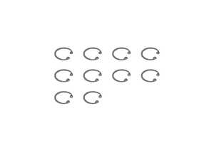 ES#2996791 - 07119934619KT - Snap Ring - Pack Of 10  - Genuine BMW - 