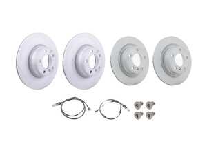ES#3072905 - 34106797602TMKT - Front And Rear Brake Rotors Set  - Genuine BMW - 