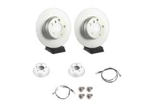 ES#3072906 - 34116792219tmKT - Front And Rear Brake Rotor Set 312x24 Front - Genuine BMW - 