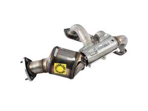 ES#3136891 - 98711310805KT - Remanufactured Exhaust Manifold With Catalytic Converter - Left side fitment (bank two) - Cylinders 4 through 6 - Price includes a refundable $300.89 core charge. - Genuine Porsche - Porsche
