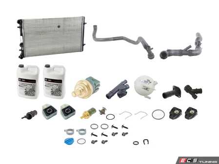 ES#3477492 - 1J0121253AD0KT - Cooling System Refresh Kit - The most common failure points in your cars cooling system - Assembled By ECS - Volkswagen