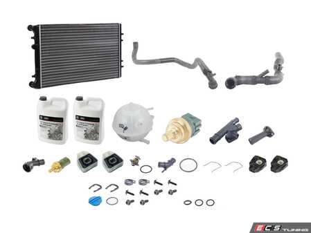 ES#3477495 - 1J0121253AKT - Cooling System Refresh Kit - The most common failure points in your cars cooling system - Assembled By ECS - Volkswagen