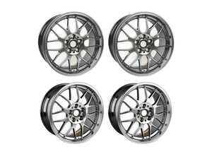 ES#3514812 - rghdbk18sKT - 18" BBS RGR Wheels - Staggered Set Of Four - 18x8.5 ET38 / 18x9 ET45 5x120 72.6CB - Diamond Black - BBS - BMW