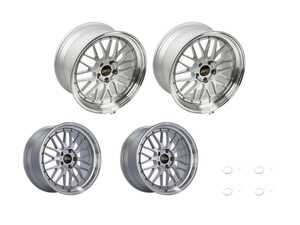 ES#3515040 - lmdspk19sKT - 19" BBS LM Wheels - Staggered Set Of Four - 19x8.5 ET32 / 19x9.5 ET32 5x120 72.6CB - Diamond Silver Center with Diamond Cut Lip - BBS - BMW MINI