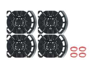 ES#3525744 - 5060530681495KT1 - 18" Style 0.66 Wheels - Set Of Four - 18x8.5 ET42 5x112 - Satin Black / Polished Lip - 3SDM - Audi Volkswagen