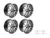 ES#3613129 - rg712hdbkKT - 17" BBS RGR Wheels - Set Of Four  - 17x7 ET38 4x100 56.1CB - Diamond Black - BBS - MINI
