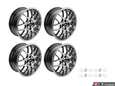 ES#3613129 - rg712hdbkKT - 17" BBS RGR Wheels - Set Of Four  - 17x7 ET38 4x100 56.1CB - Diamond Black - BBS - MINI