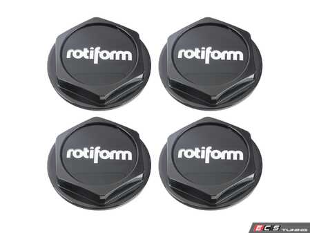 ES#3638653 - 32170-26KT1 - Billet Hex Nut - Gloss Black - Set Of Four - Rotiform - 