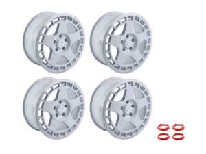 ES#3660825 - turrw-77551405KT - 17" Fifteen52 Turbomac Wheels - Set Of Four - 17x7.5 ET40 5x112 57.1CB - Rally White - fifteen52 - Audi Volkswagen