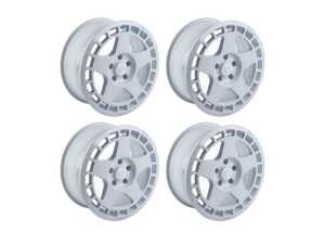 ES#3660826 - turrw-77551406KT - 17" Fifteen52 Turbomac Wheels - Set Of Four - 17x7.5 ET40 5x112 66.6CB - Rally White - fifteen52 - Audi MINI