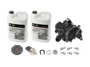 ES#3663915 - 06a919501aktKT - Cooling System Refresh Kit - Level 2 - Replace your thermostat, temp sensor, and expansion tank after performing a proper coolant system flush! - Genuine Volkswagen Audi - Audi