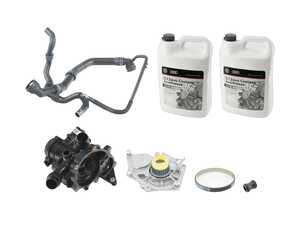 ES#3690608 - 5q0122101drKT - Cooling System Refresh Kit - Level 1 - This entry level kit includes thermostat, waterpump, complete upper radiator hoses and coolant - Genuine Volkswagen Audi - Volkswagen