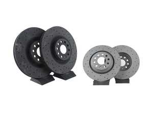 ES#3698500 - htc4539KT - Talon Front & Rear Cross Drilled & Slotted Brake Rotors - Upgrade to a slotted / cross-drilled rotor for improved braking - Hawk - 
