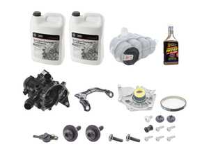 ES#3714283 - 06l121012akt2 - Cooling System Refresh Kit - Level 1  - This entry level kit includes thermostat, waterpump, expansion tank, coolant, and all necessary hardware. - Genuine Volkswagen Audi - Audi