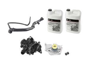 ES#3979151 - 5q0122101gsKT - Cooling System Refresh Kit - Level 1 - This entry level kit includes thermostat, waterpump, complete upper radiator hoses and coolant - Genuine Volkswagen Audi - Volkswagen
