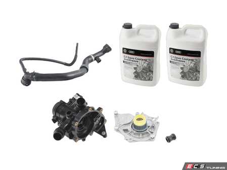 ES#3979151 - 5q0122101gsKT - Cooling System Refresh Kit - Level 1 - This entry level kit includes thermostat, waterpump, complete upper radiator hoses and coolant - Genuine Volkswagen Audi - Volkswagen