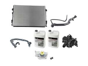 ES#3979160 - 5q0122051ebKT2 - Cooling System Refresh Kit - Level 2 - This entry level kit includes thermostat, waterpump, radiator, complete upper & lower radiator hoses and coolant - Genuine Volkswagen Audi - Volkswagen