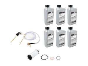 ES#4040296 - 0BH325183BKT1 - DSG Service Kit - With Service Tool - Includes DSG Service Tool, fluid, filter, o-ring, and necessary sealing washers for a complete drain and fill - Genuine Volkswagen Audi - Audi