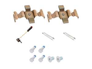 ES#4040555 - 0019915160KT - Front Pad & Rotor Installation Kit - Includes everything to install new front brakes - Genuine Mercedes Benz - Mercedes Benz