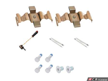 ES#4040555 - 0019915160KT - Front Pad & Rotor Installation Kit - Includes everything to install new front brakes - Genuine Mercedes Benz - Mercedes Benz