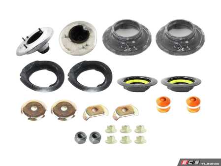 ES#4044100 - 31332229166KT - Front Cup Kit - Everything you need to install coilovers, shocks/struts, or a cup kit including shock mounts - Assembled By ECS - 