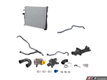 ES#4316440 - 11517586925kt2KT - ECS Cooling System Refresh Kit - Level 3 - This is a compete cooling system overhaul kit, which includes all the common cooling system failure parts bundled into a complete package. This cooling system package is for the E83 with the N52 engine.A failure in the cooling system can  - Assembled By ECS - 