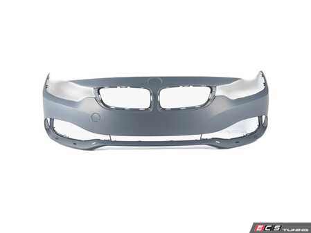 ES#4423081 - 51117496128KT - Front Bumper Cover - Primed - Lines - Genuine BMW front bumper. 
Price includes core charge. - Genuine BMW - BMW
