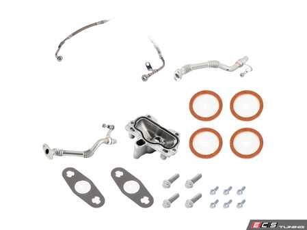 ES#4429995 - 11427577010KT3 - Turbo Oil Line Replacement Kit  - Assembled By ECS - 