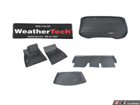 ES#4430639 - TM31719WTKT2 - Tesla Model 3 2020+ Full Vehicle FloorLiner Set - WeatherTech - 