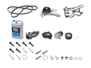 ES#4464214 - 2762001301KT - Water Pump Service Kit - Includes everything needed to replace your water pump. Price includes a $46.15 refundable core charge. - Genuine Mercedes Benz - Mercedes Benz