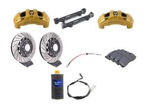 ES#4474014 - E46CSLBBKKT - BMW Performance 6-Piston Front Big Brake Kit - Packaged by Turner - 