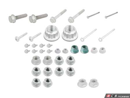 ES#4505295 - 7L8413031KKT - Front Coilover Installation Kit - Assembled By ECS - 