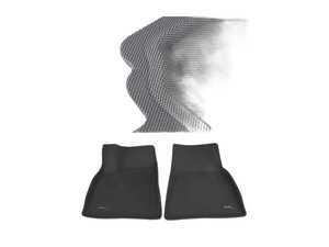ES#4583586 - 3dmaxms1214KT - 3D MAXpider 2012-2024 Tesla Model S Kagu 1st & 2nd Row Floormats - Black - 3D MAXpider - 