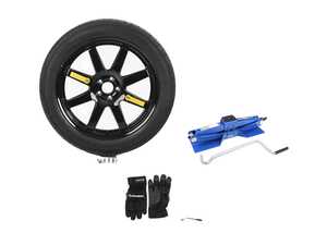 ES#4608840 - MACHESPAREAKT - FORD MUSTANG MACH-E 5x108 20"x5" Alloy Wheel with 175/70R20 Spare Tire Mounted - With Tool Kit - Assembled By ECS - 