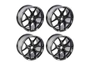 ES#4609139 - HF520920105GBKT - HF-5 20x9 ET32 20x10.5 ET45 5X114.3 GLOSS BLACK - SET - Vossen - 