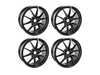 ES#4614066 - rv582w100400KT - 18" RF018 - Set Of Four - 18"x8" ET40 5x112 57.1CB - Gloss Black - REVO - Audi Volkswagen