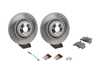 ES#4643643 - 22142113121KT1 - Front Brake Service Kit - Featuring SHW Performance rotors, and TRW Ceramic pads - Assembled By ECS - Mercedes Benz