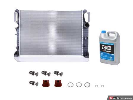 ES#4674408 - 2115003202KT - Radiator Replacement Kit - This radiator replacement kit includes Genuine coolant, radiator mounts, and radiator hose O-rings - Nissens - Mercedes Benz