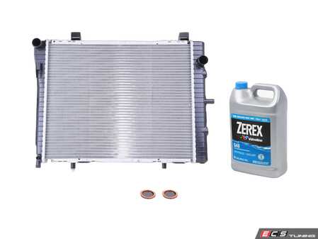 ES#4674459 - 2025005203rKT - Radiator Replacement Kit - This radiator replacement kit includes Genuine coolant, Nissens radiator, and radiator hose O-rings - Nissens - Mercedes Benz