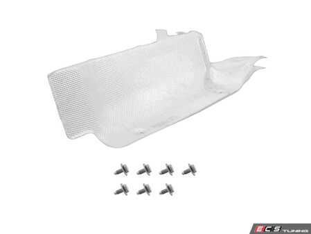 ES#4683807 - 51488051598KT - Exhaust Shield Conversion Kit - Includes exhaust shield and hardware - Genuine BMW - BMW