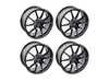 ES#4691273 - rv582w100100KT - 19" RF019 - Set Of Four - 19"x8.5" ET45 5x112 57.1CB - Gloss Black - REVO - Audi Volkswagen