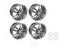 ES#4753352 - SX0501PPKKT1 - 19" BBS SX Wheels - Set Of Four  - 19x8.5 ET32 5x112 66.6CB - Gloss Platinum Gray with Diamond Cut Spoke Faces and Outer Lip - BBS - Audi BMW Mercedes Benz MINI