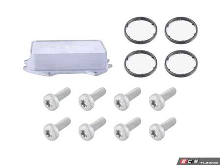 ES#4769758 - 06M117015MAKT - Oil Cooler Kit  - Replace you Oil cooler with new gaskets and bolts - Assembled By ECS - Audi
