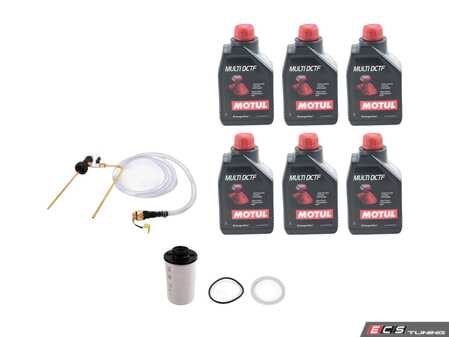 ES#4839684 - DQ250MTLWTKT - DSG Transmission Service Kit - With Service Tool - Featuring Motul Fluid, OEM Filter/Gasket, And Service Tool - Assembled By ECS - Audi Volkswagen